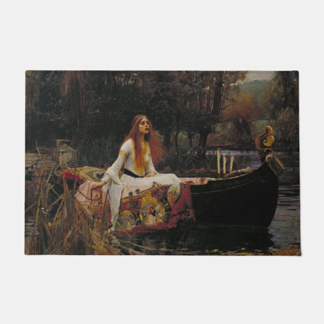 The Lady of Shalott – 1888 John William Waterhouse Fußmatte (Vorderseite)