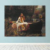 The Lady of Shalott – 1888 John William Waterhouse Leinwanddruck (Insitu (Holzboden))