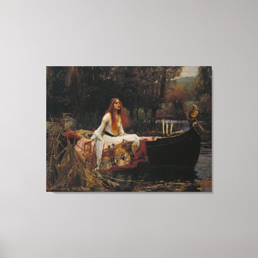 The Lady of Shalott – 1888 John William Waterhouse Leinwanddruck (Vorderseite)