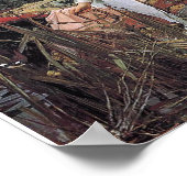 The Lady of Shalott Poster von John W. Waterhouse (Ecke)