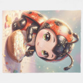 The Ladybug and the Hidden Nectar Kingdom.1 Fleecedecke (Vorderseite (Horizontal))