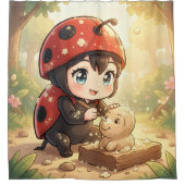 The Ladybug and the Hidden Nectar Kingdom.2 Duschvorhang (Vorderseite)