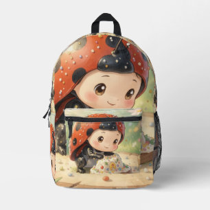 The Ladybug and the Hidden Nectar Kingdom Bedruckter Rucksack