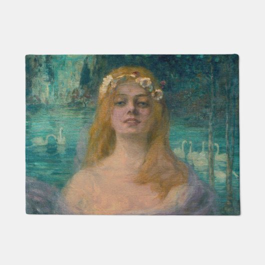 The Lake Fairy Princess (von Kimon Loghi) Fußmatte (Vorderseite)