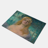 The Lake Fairy Princess (von Kimon Loghi) Fußmatte (Schrägansicht)