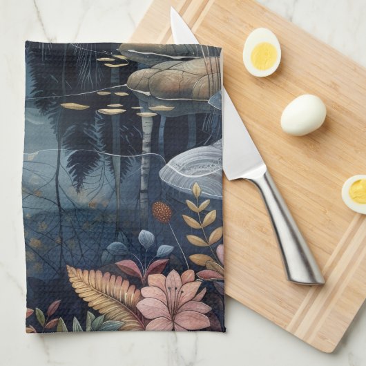 The Lake                                  Geschirrtuch (Viertel Falte)