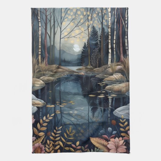 The Lake                                  Geschirrtuch (Vertikal)
