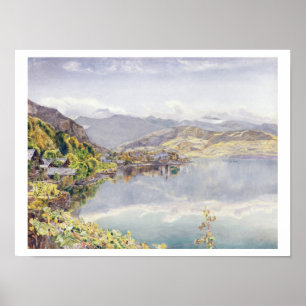 The Lake of Lucerne, Mount Pilatus in the Distance Poster