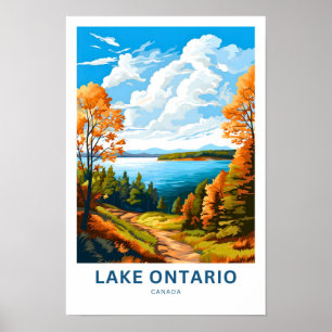 The Lake Ontario Canada Travel Print Poster