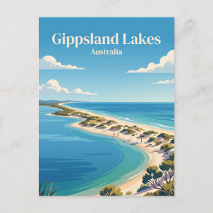 The Lakes Nationalpark Australien Postkarte