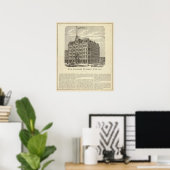 The Lakeside Building, Chicago Poster (Heimbüro)
