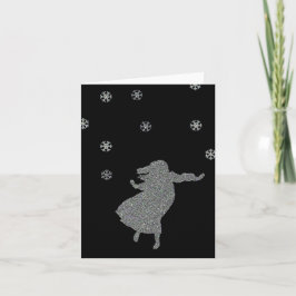 The Land of Snow Feiertagskarte