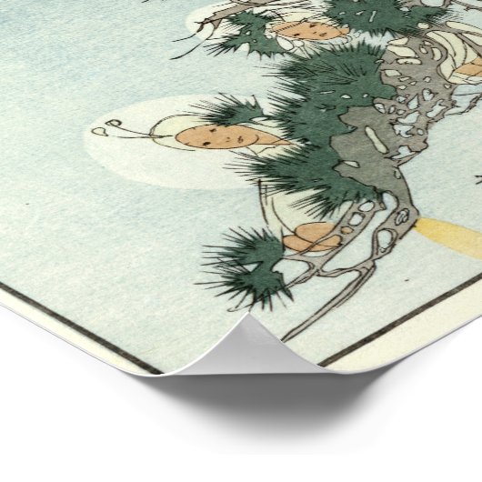 The Land of the Bluebird by Bertha Lum Poster (Ecke)