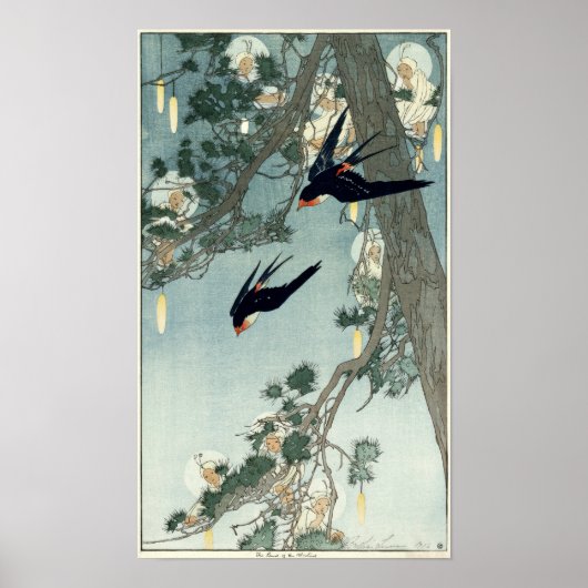 The Land of the Bluebird by Bertha Lum Poster (Vorne)