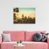 The Landing of Columbus, c.1837 (Öl auf Leinwand) Leinwanddruck (Insitu (Wohnzimmer))