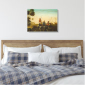The Landing of Columbus, c.1837 (Öl auf Leinwand) Leinwanddruck (Insitu (Schlafzimmer))