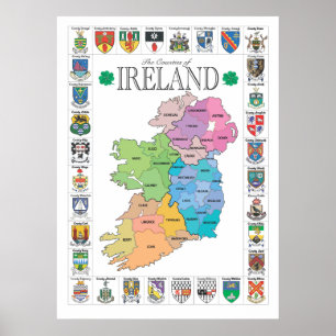 The Landkreises of Ireland Poster
