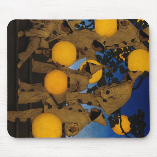 The Lantern Bearers, 1908 von Maxfield Parrish Mousepad (Vorne)