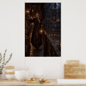 The Lantern Keeper | Gothic Circus Fine Art Poster (Küche)