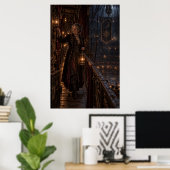 The Lantern Keeper | Gothic Circus Fine Art Poster (Heimbüro)