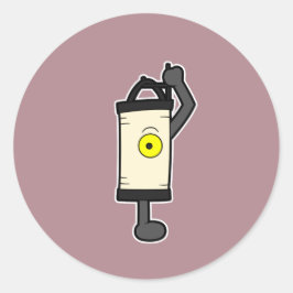 The Lantern Yokai, Chochin obake, Runder Aufkleber