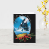 The Lar Express Holiday Framed Train Arrival T Shi Karte (Gelbe Blume)