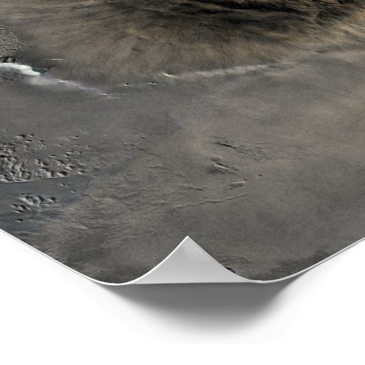 The largest known volcano in the solar system poster (Ecke)