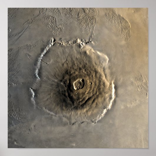 The largest known volcano in the solar system poster (Vorne)