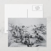 The Last Battle of General Custer Postkarte (Vorne/Hinten)