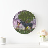 The Last Black Unicorn Wall Clock Große Wanduhr (Zuhause)