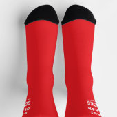 The Last Clean Red Socks Socken (Oben)