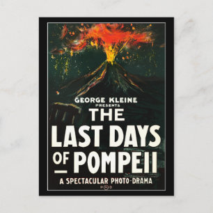 "The Last Days of Pompeii" Motion Picture Poster Postkarte