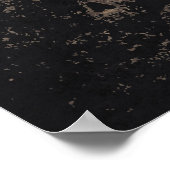 The Last Hiss - Retro Cat On Skulls, Dark Cartoon Poster (Ecke)