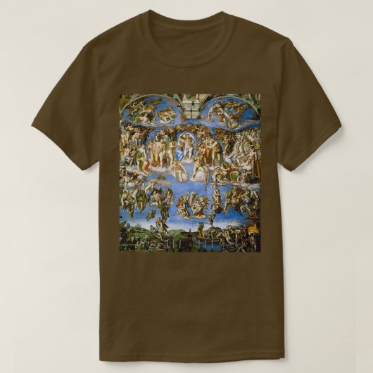 The last Judgement Michelangelo T-Shirt (Design vorne)