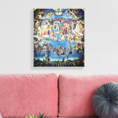The Last Judgment – Michelangelo Buonarroti Leinwanddruck (Insitu (Wohnzimmer))