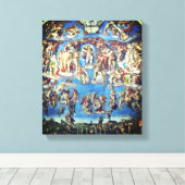 The Last Judgment – Michelangelo Buonarroti Leinwanddruck (Insitu (Holzboden))