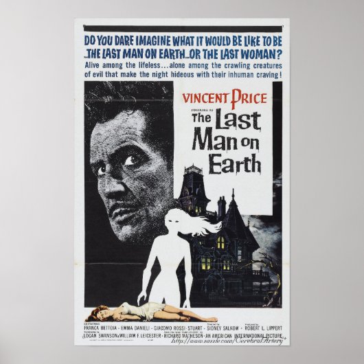 "The Last Man on Earth" (1964) Movie Poster (Vorne)