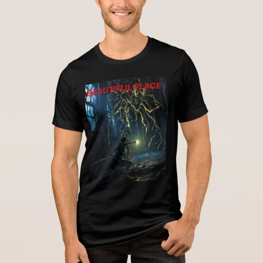 The Last of Us Anime Bella+Canvas Tri-Blend Tee (Vorderseite)