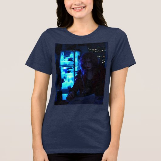 The Last of Us Anime Women's Tri-Blend Tee (Vorderseite)