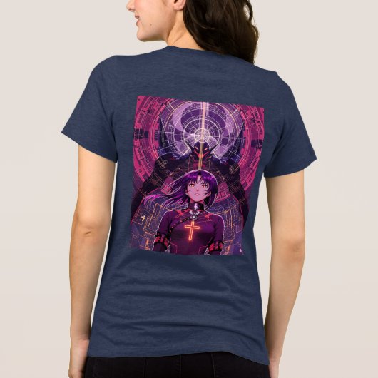 The Last of Us Anime Women's Tri-Blend Tee (Rückseite)