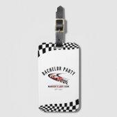 The Last Ride Bachelor Party Trucker  Gepäckanhänger (Vorderseite Vertikal)