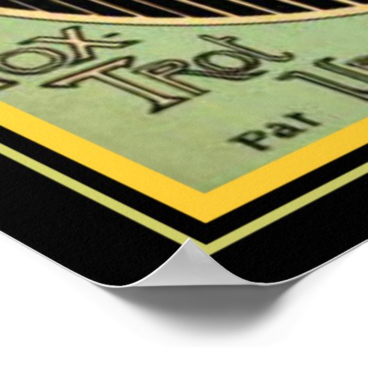 "The last Spasm" Art Deco Foxtrot Print 16x20 Poster (Ecke)