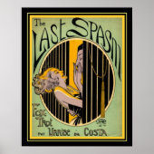 "The last Spasm" Art Deco Foxtrot Print 16x20 Poster (Vorne)