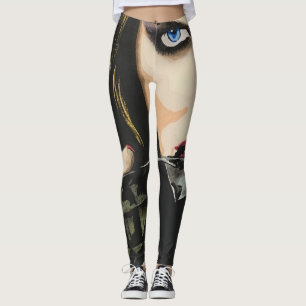 „The Last Straw“ Gemälde auf einem  Leggings
