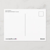 "The last Straw" Gemälde auf einem Postkarte (Rückseite)