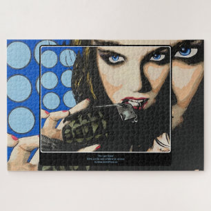 "The last Straw" Gemälde auf einem Puzzle