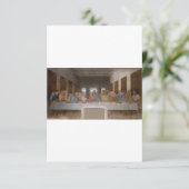 The Last Supper 1495 1498 by Leonardo da Vinci Dankeskarte (Stehend Vorderseite)