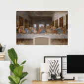 The Last Supper 1495 1498 by Leonardo da Vinci Poster (Heimbüro)