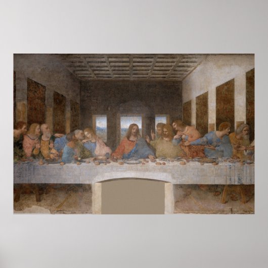 The Last Supper 1495 1498 by Leonardo da Vinci Poster (Vorne)