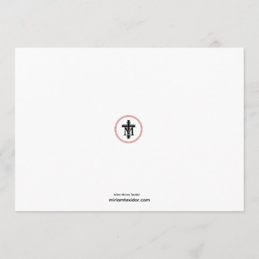 The Last Supper- Artwork Einladung (Rückseite)